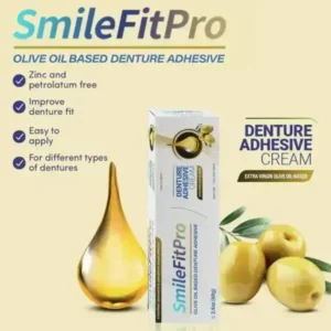 SmileFitPro™ Olive Oil Denture Adhesive Cream