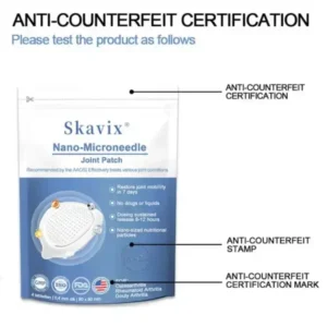 ✅ Official Store: Skavix® Nano-Microneedle Joint Patch