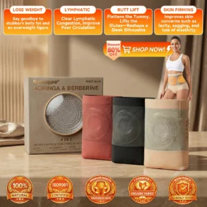 Fumepure® 2026 NEW RELEASE Moringa & Berberine 4‑In‑1 Micro‑Particle Sculpting & Fat‑Burn Shorts