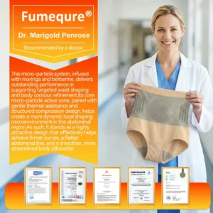Fumepure® 2026 NEW RELEASE Moringa & Berberine 4‑In‑1 Micro‑Particle Sculpting & Fat‑Burn Shorts