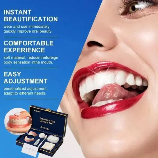 ROSOPL Advanced Full Denture Set | Custom Fit Dentures